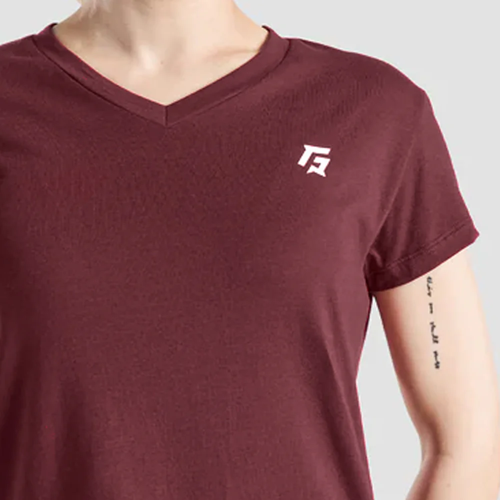 Sculpy Core Tee (Burgundy) - Image 4