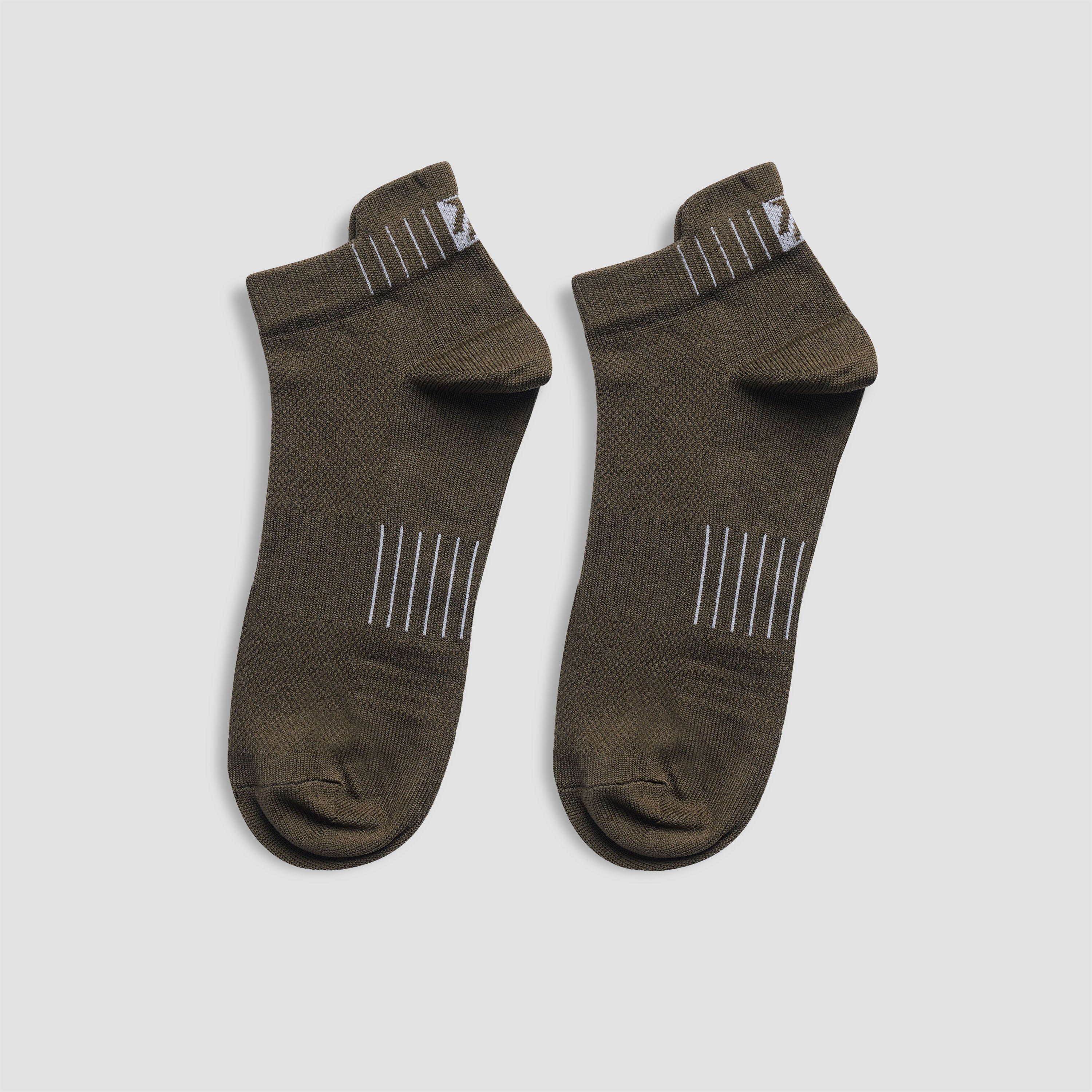 ShieldFlex Quarter Socks (Olive) - Image 2