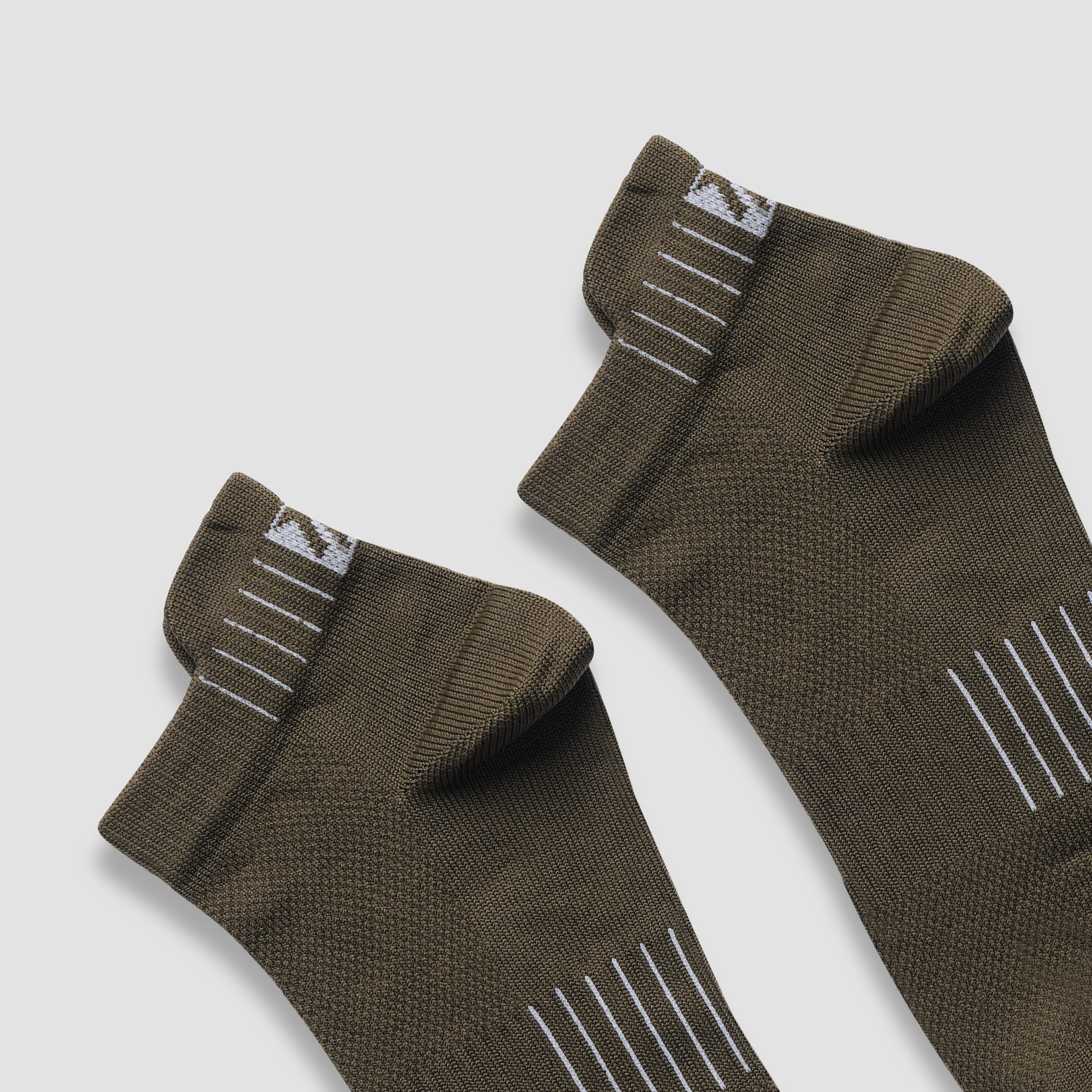 ShieldFlex Quarter Socks (Olive) - Image 4
