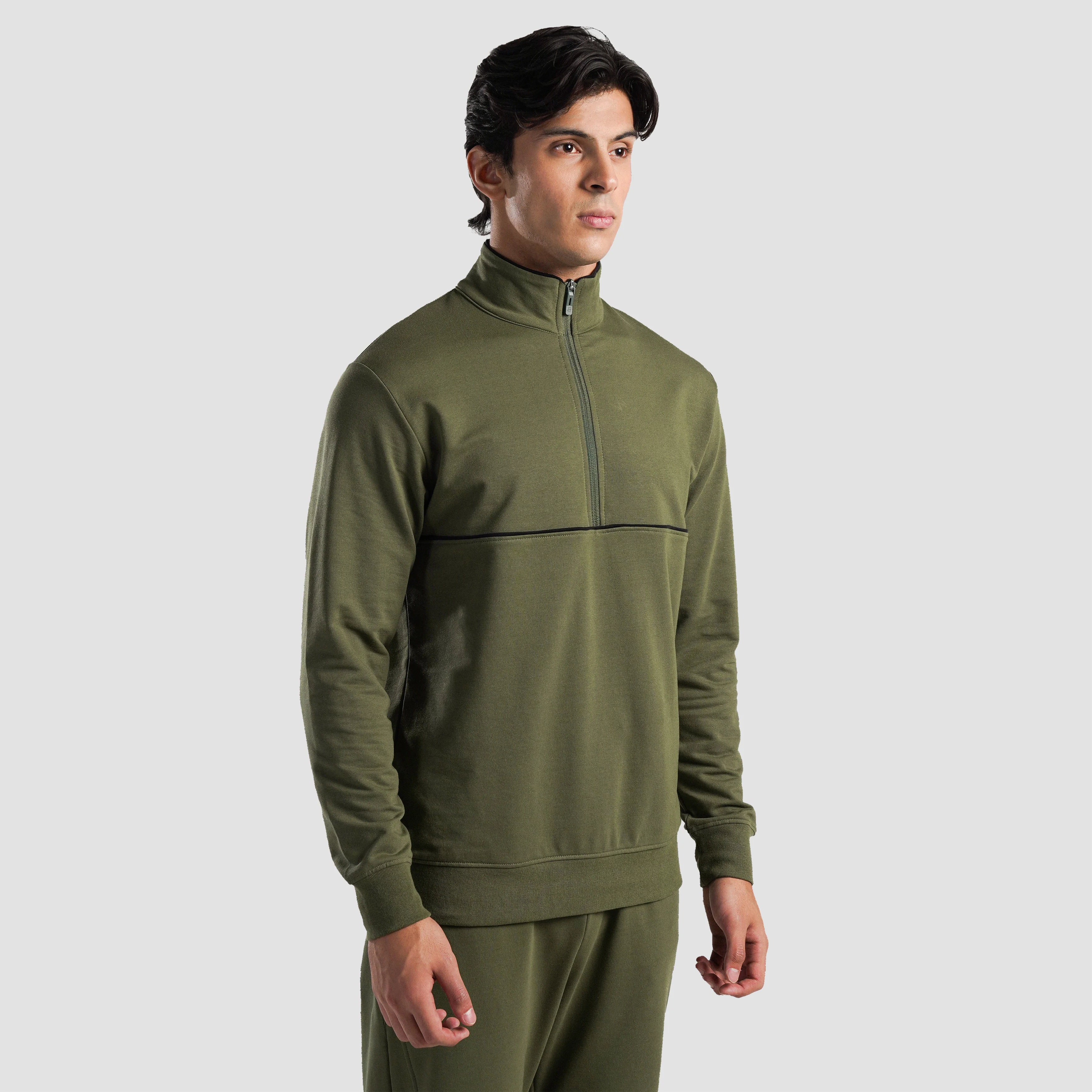 Shift Half Zip (Olive) - Image 3