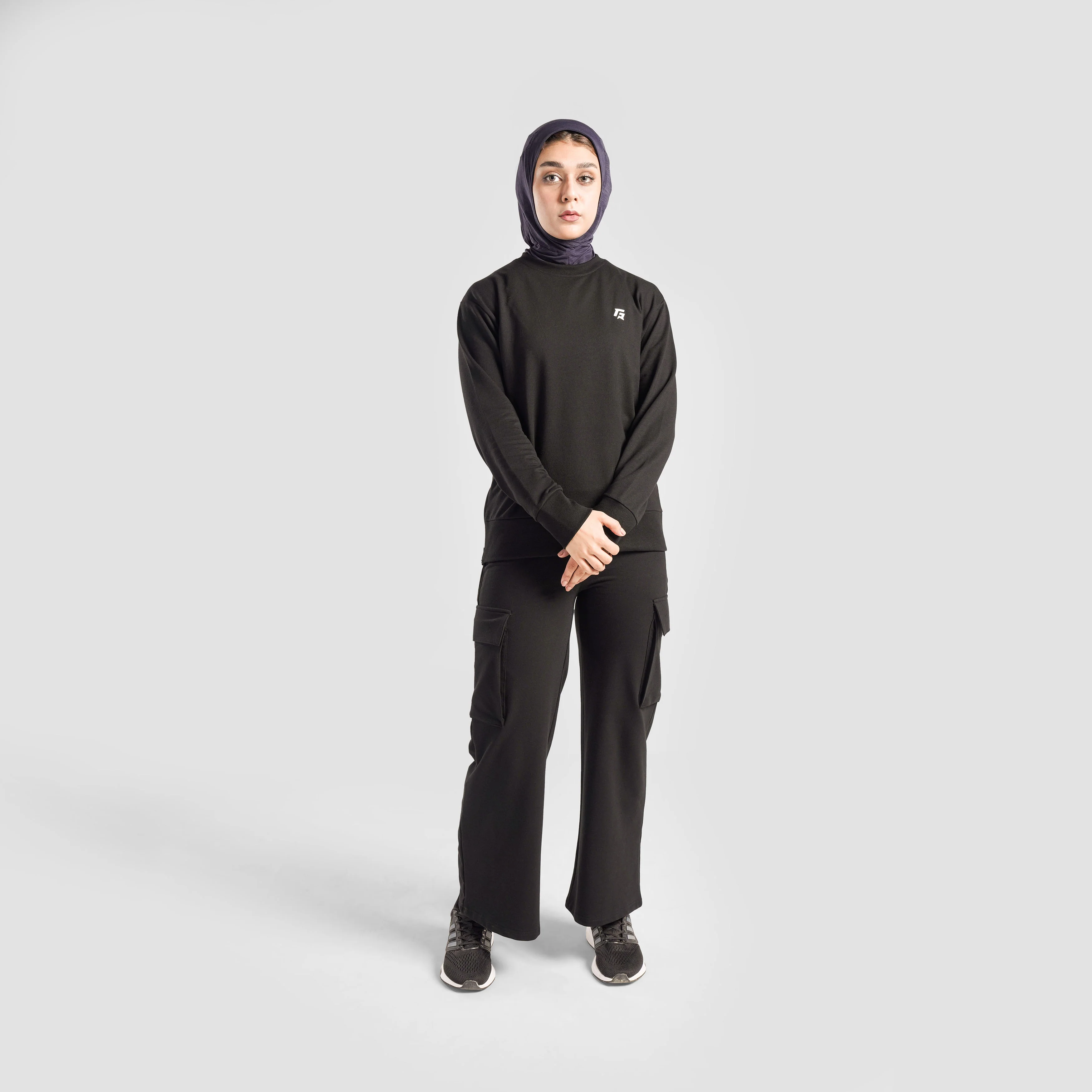 Side Zip Up Top (Black) - Image 4