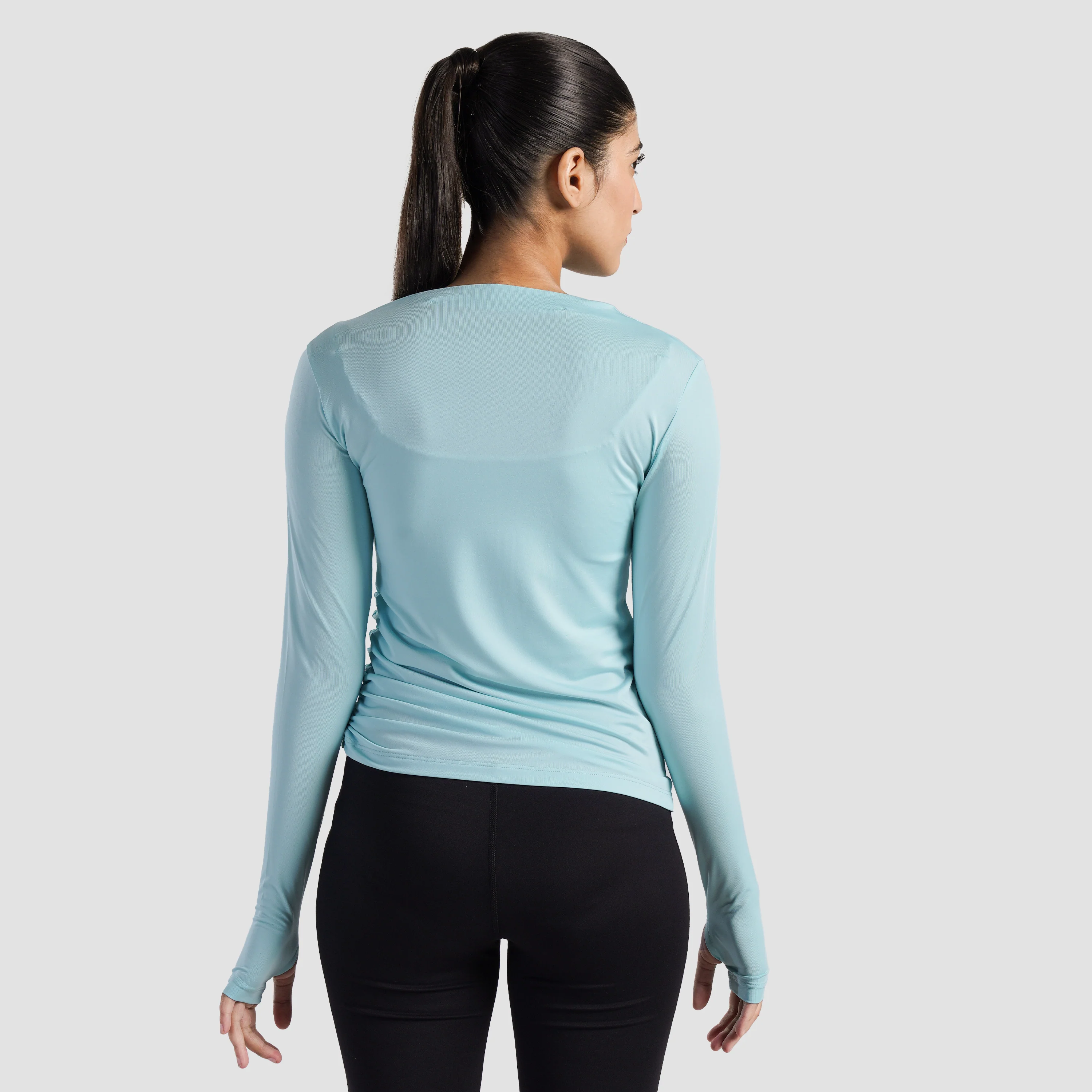 Sleek Ruche Top (Mint) - Image 2