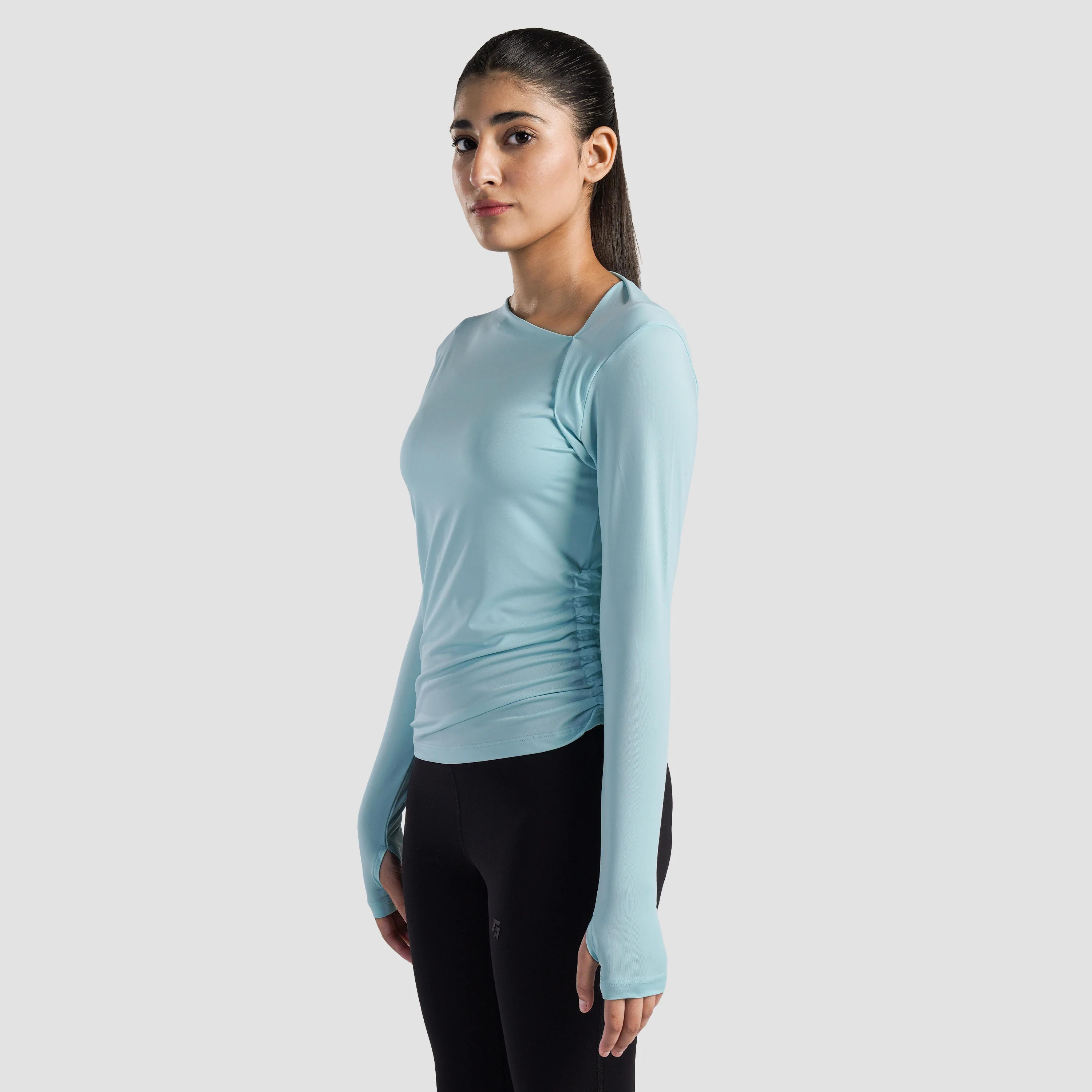 Sleek Ruche Top (Mint) - Image 3