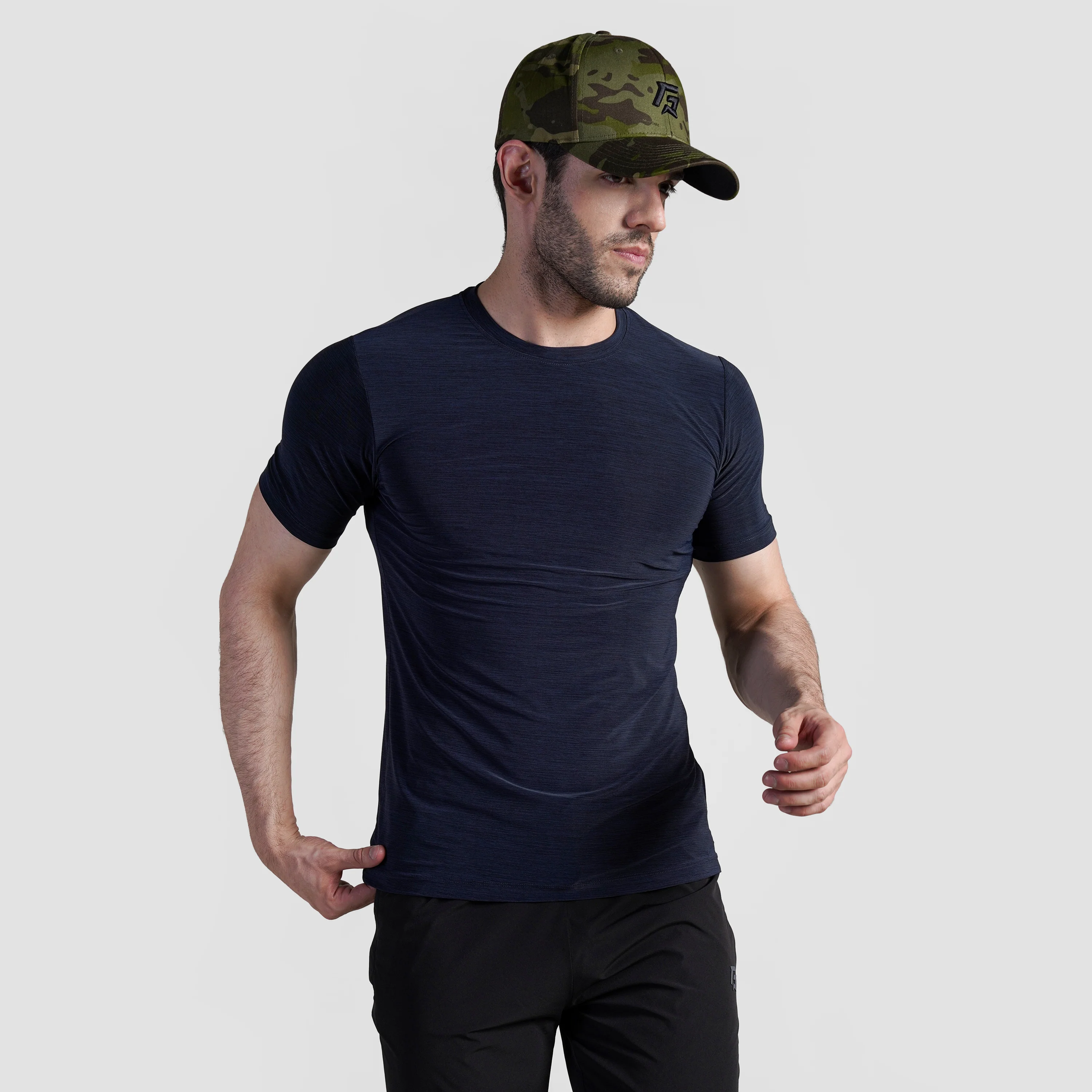 Slub Comfort Tee (Dark Teal) - Image 5