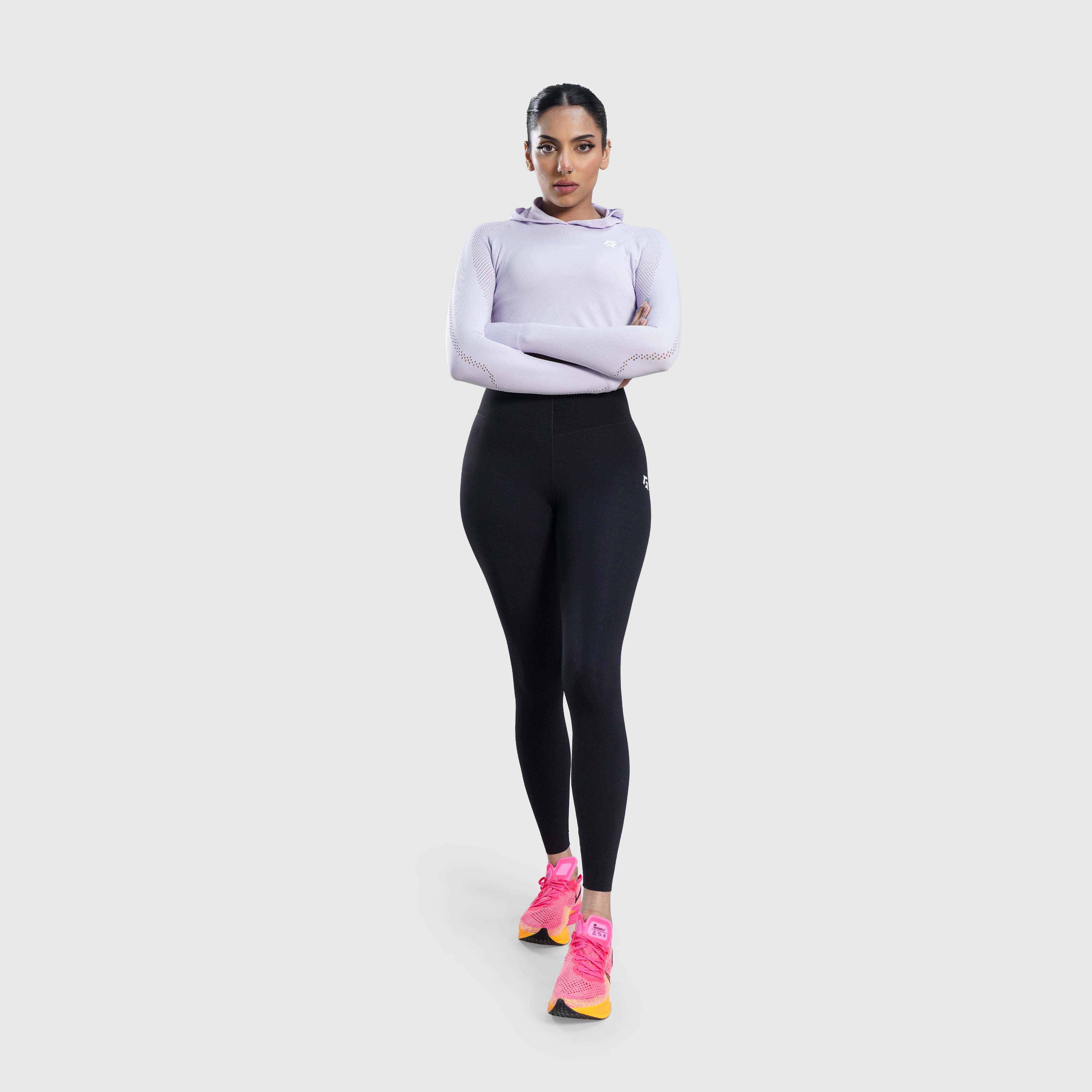 Snug Seamless Crop Top (Lavender) - Image 4