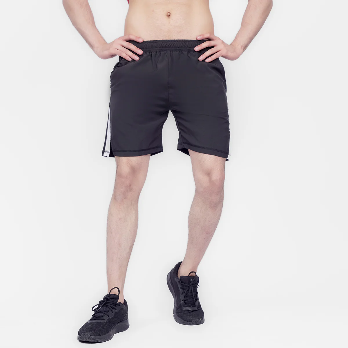 Split Shorts (Black) - Image 3