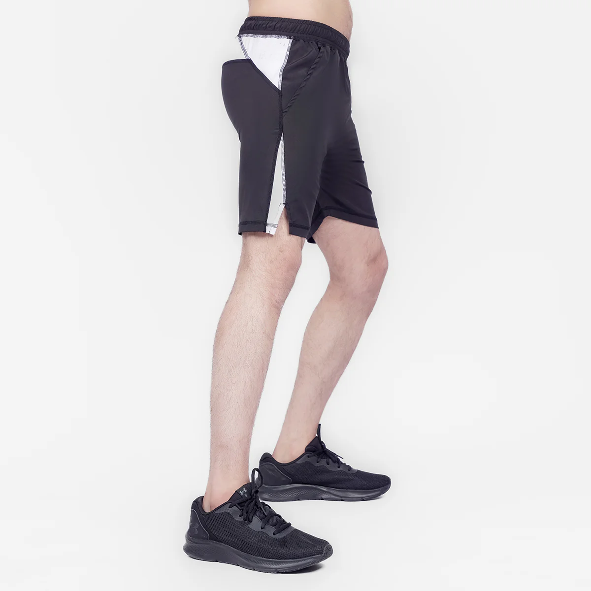 Split Shorts (Black) - Image 4