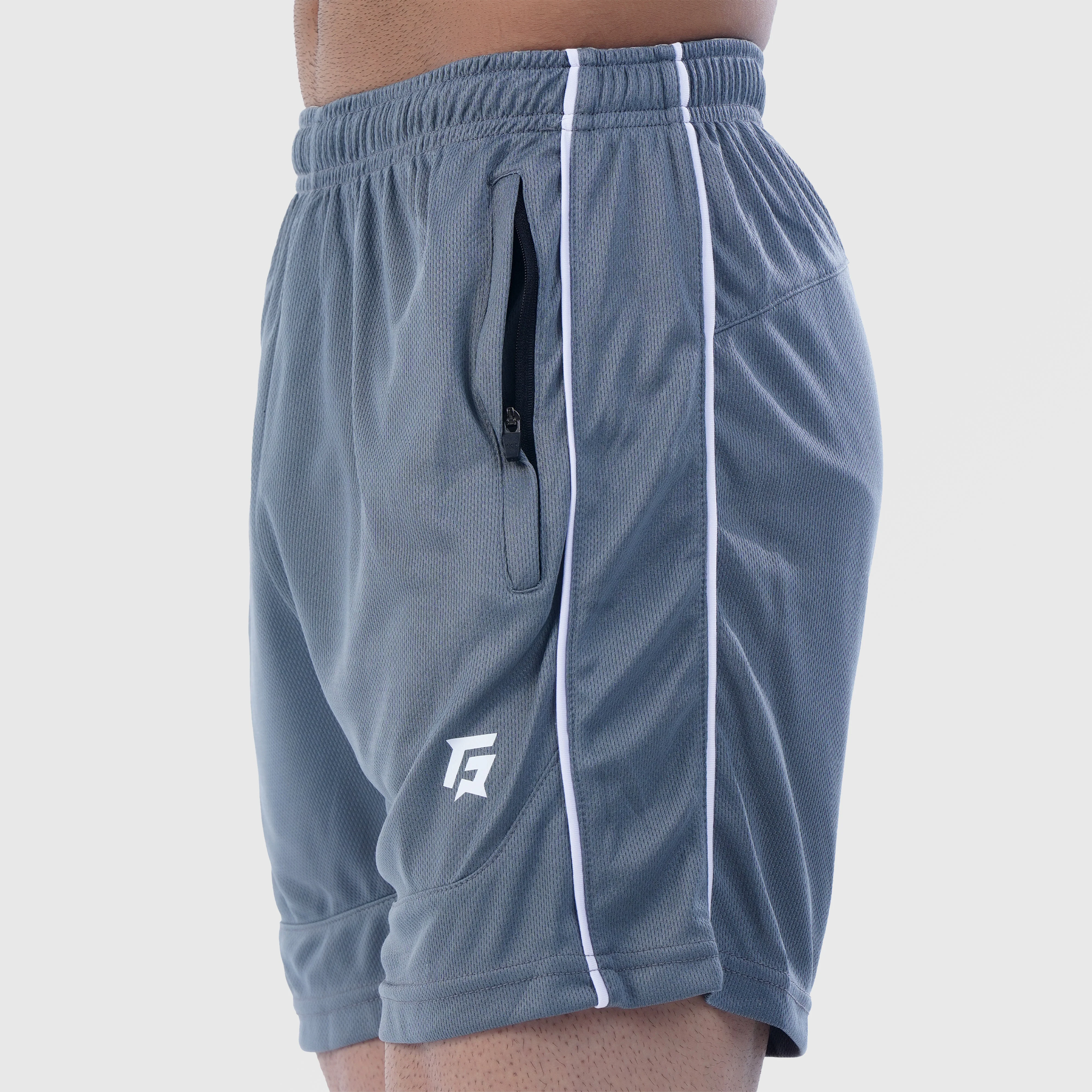 Stretch Ease Shorts (Grey) - Image 6