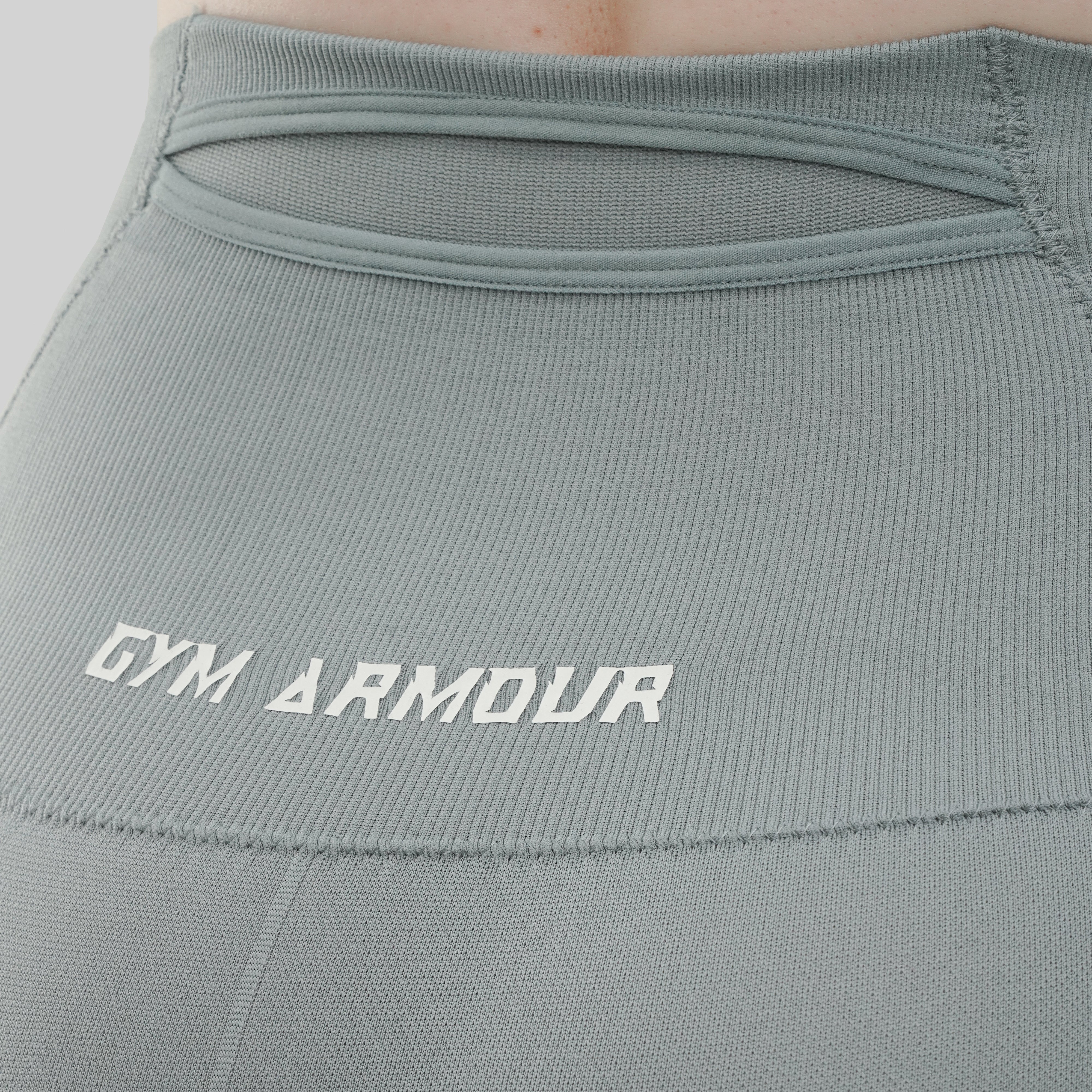 Stride Seamless Leggings (Grey) - Image 5