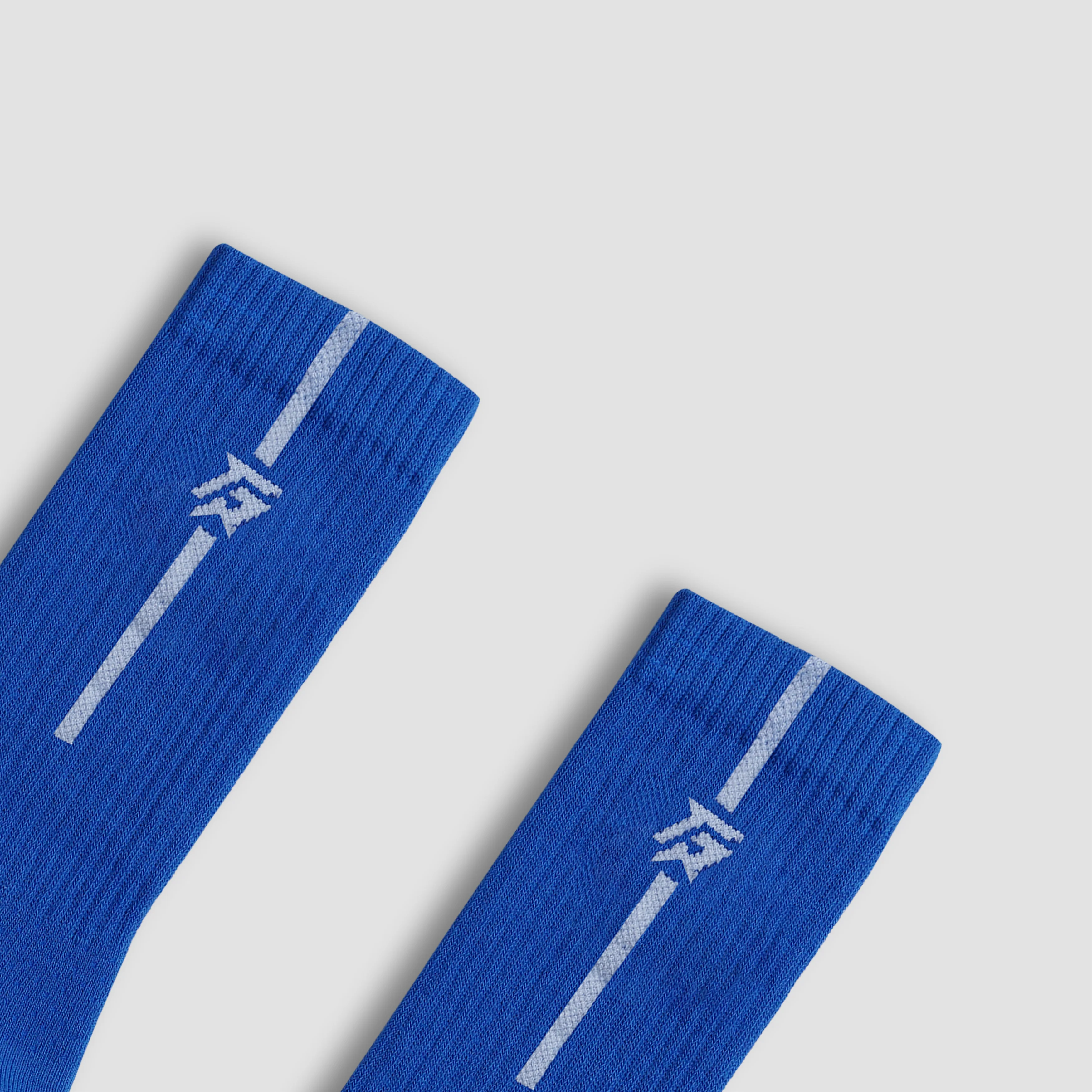 StrideGuard Crew Socks (Blue) - Image 3