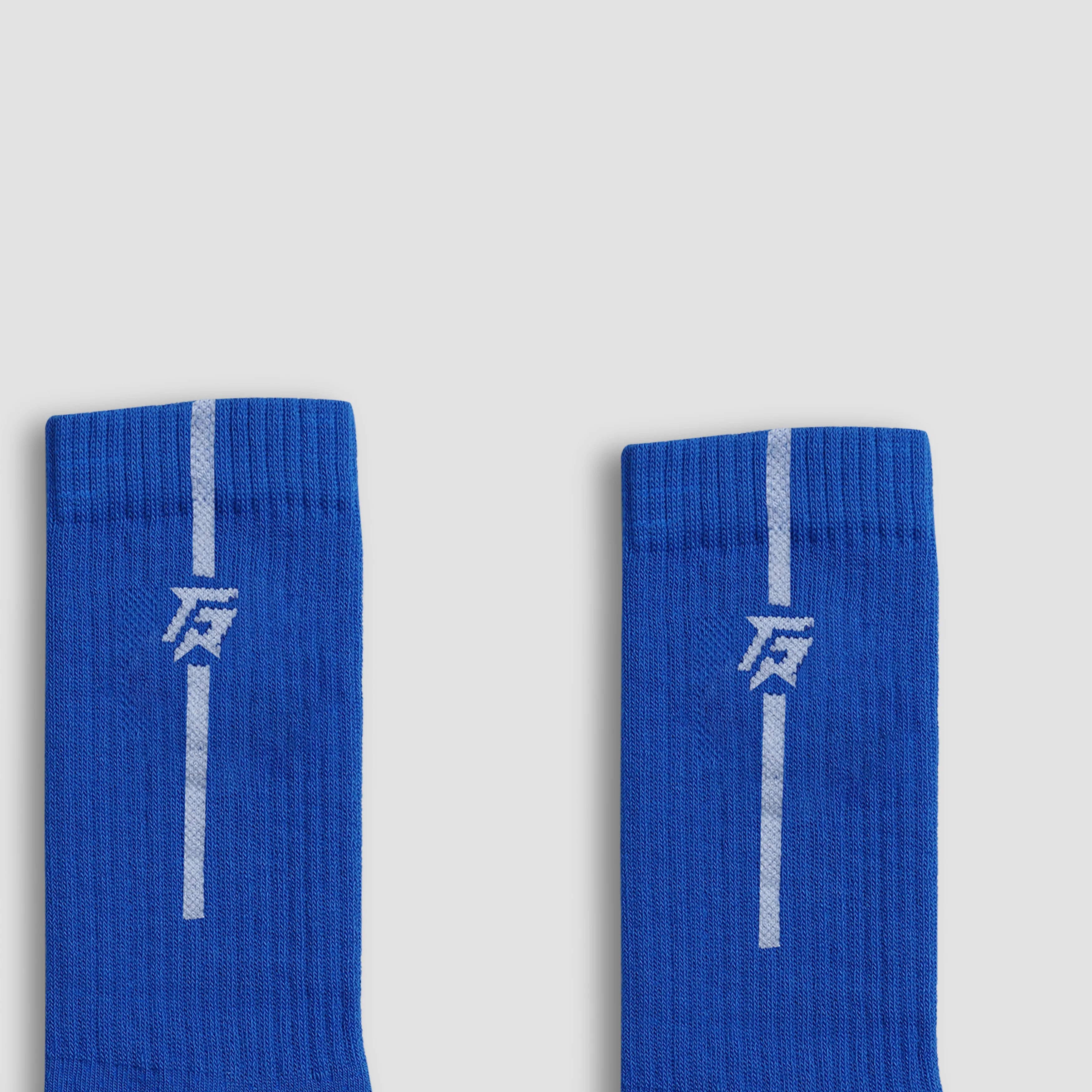 StrideGuard Crew Socks (Blue) - Image 4