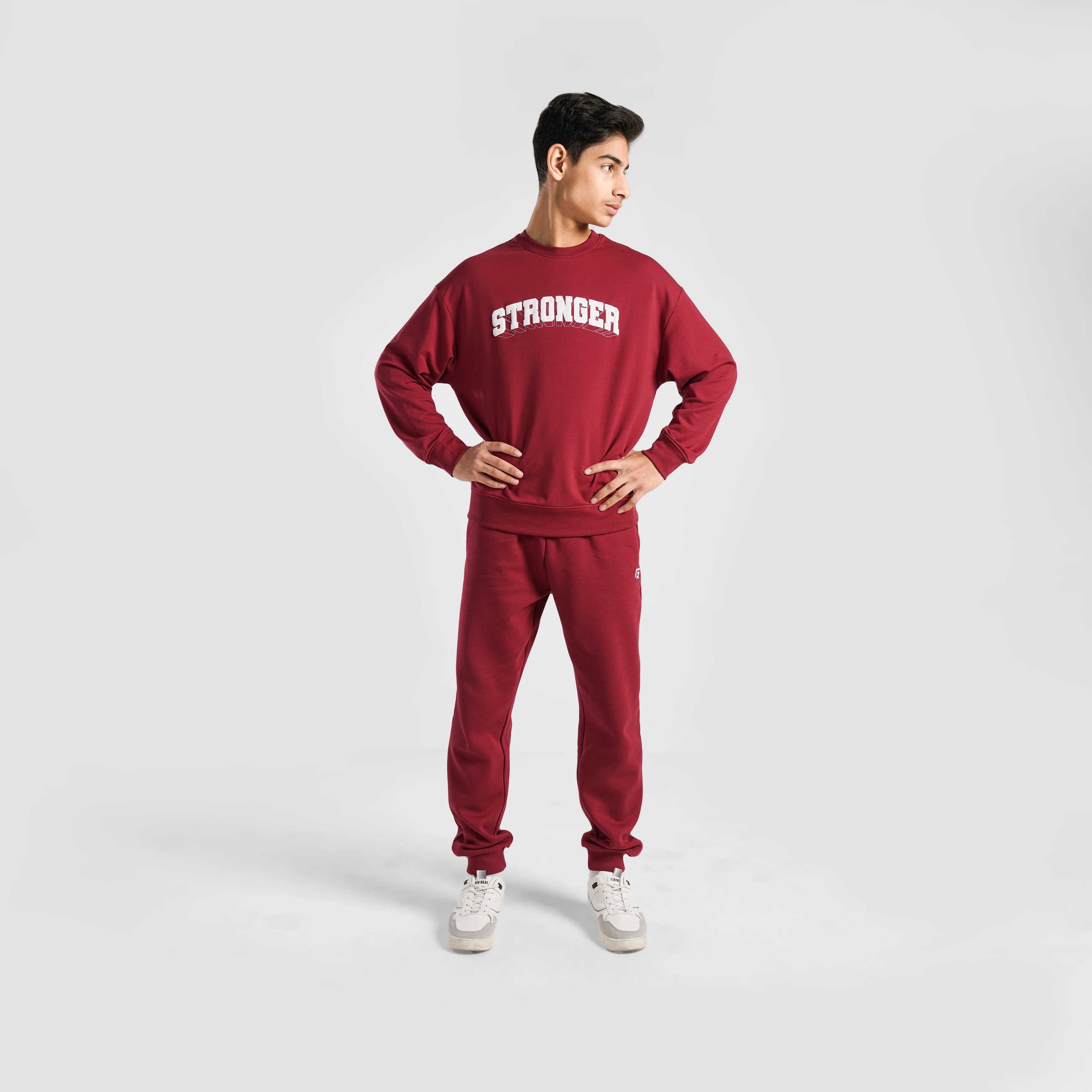 Stronger SweatShirt (Maroon) - Image 5