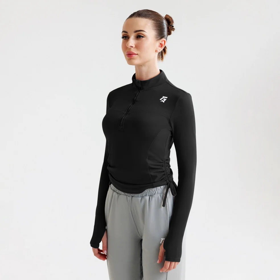 Summit Crop Top (Black)