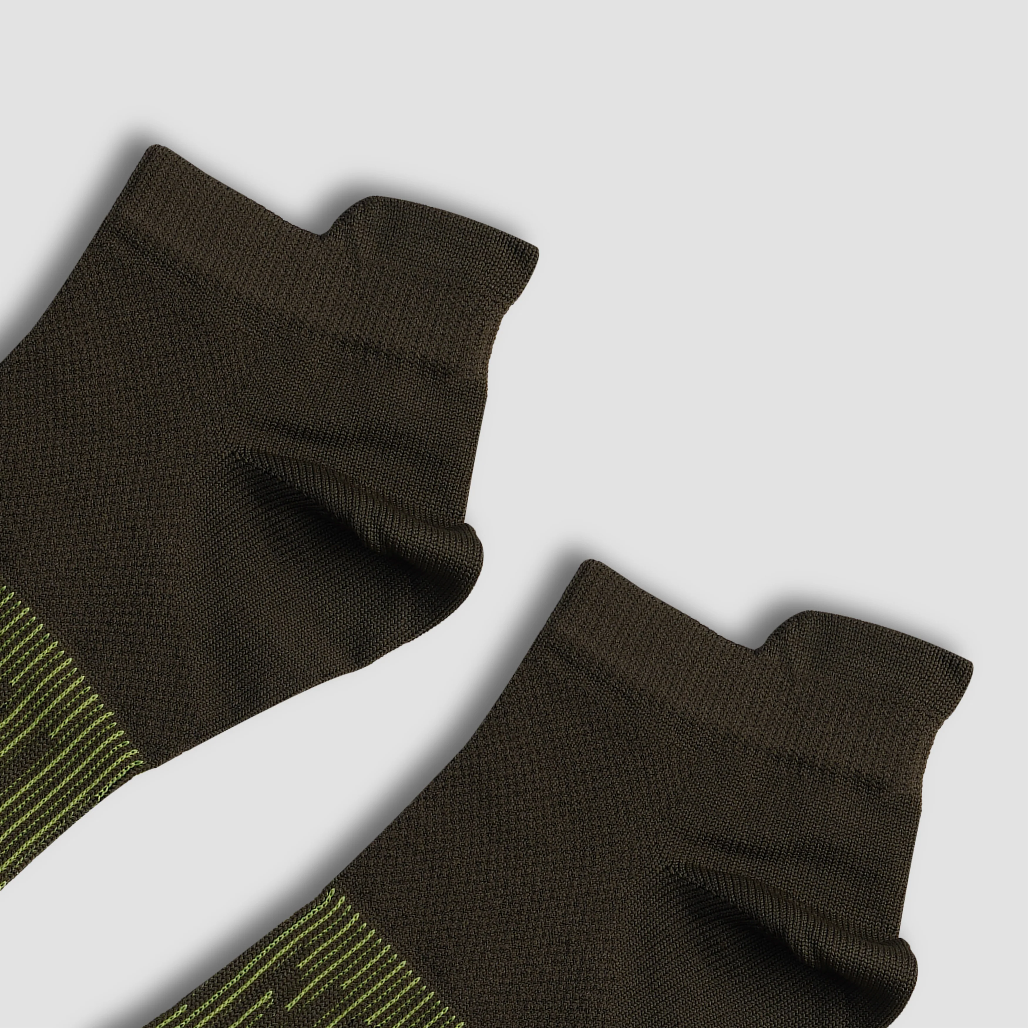 Swift Quarter Socks (Olive) - Image 3