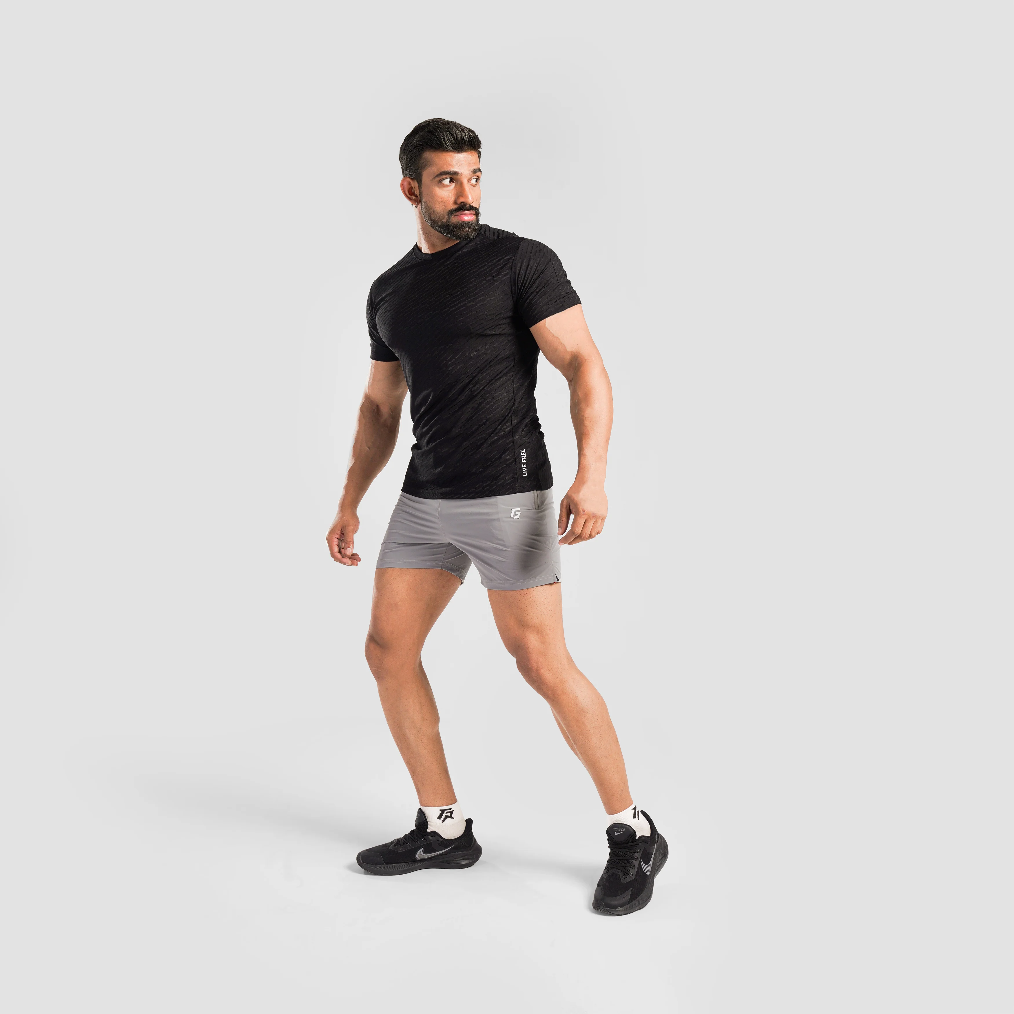 Terra Flex Shorts (Light Grey) - Image 4