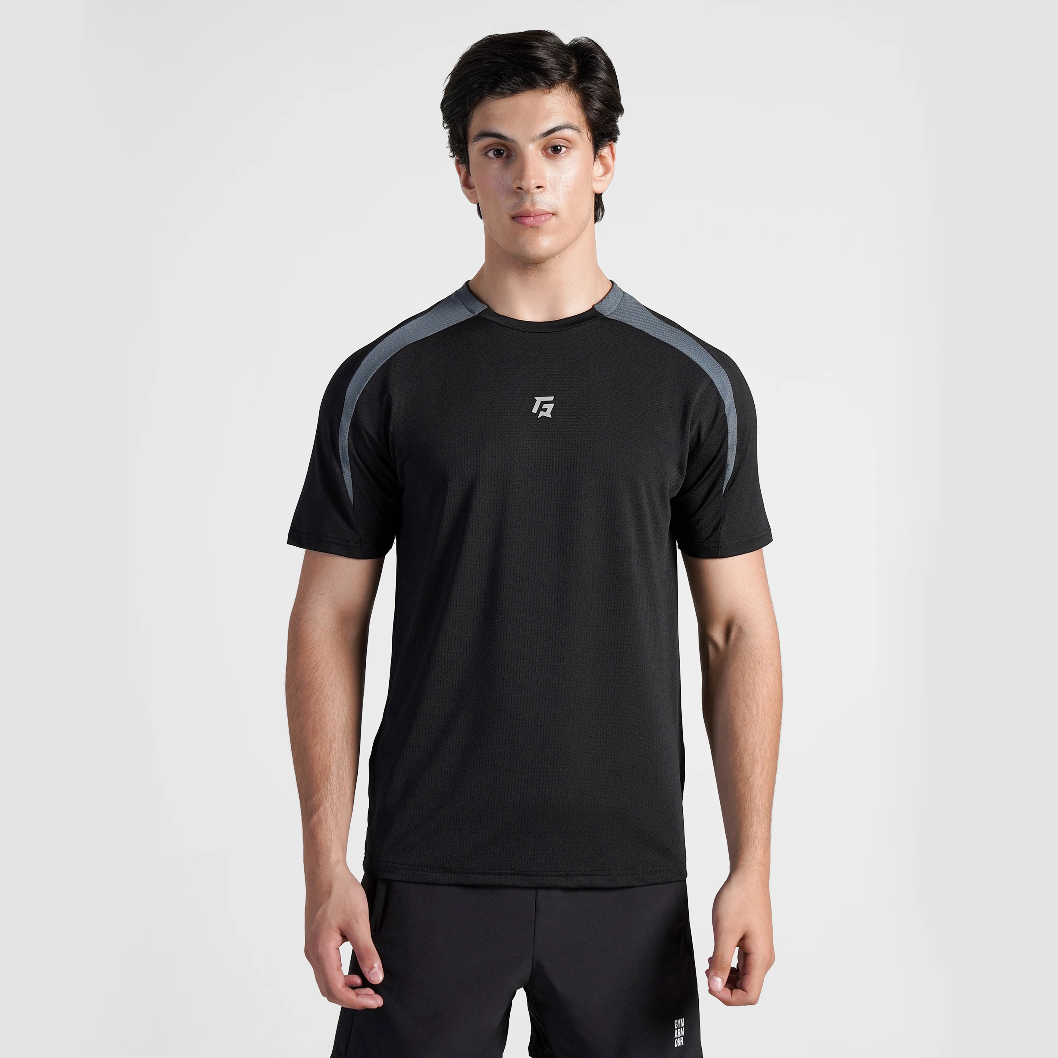 Torque Tee (Black-Grey)
