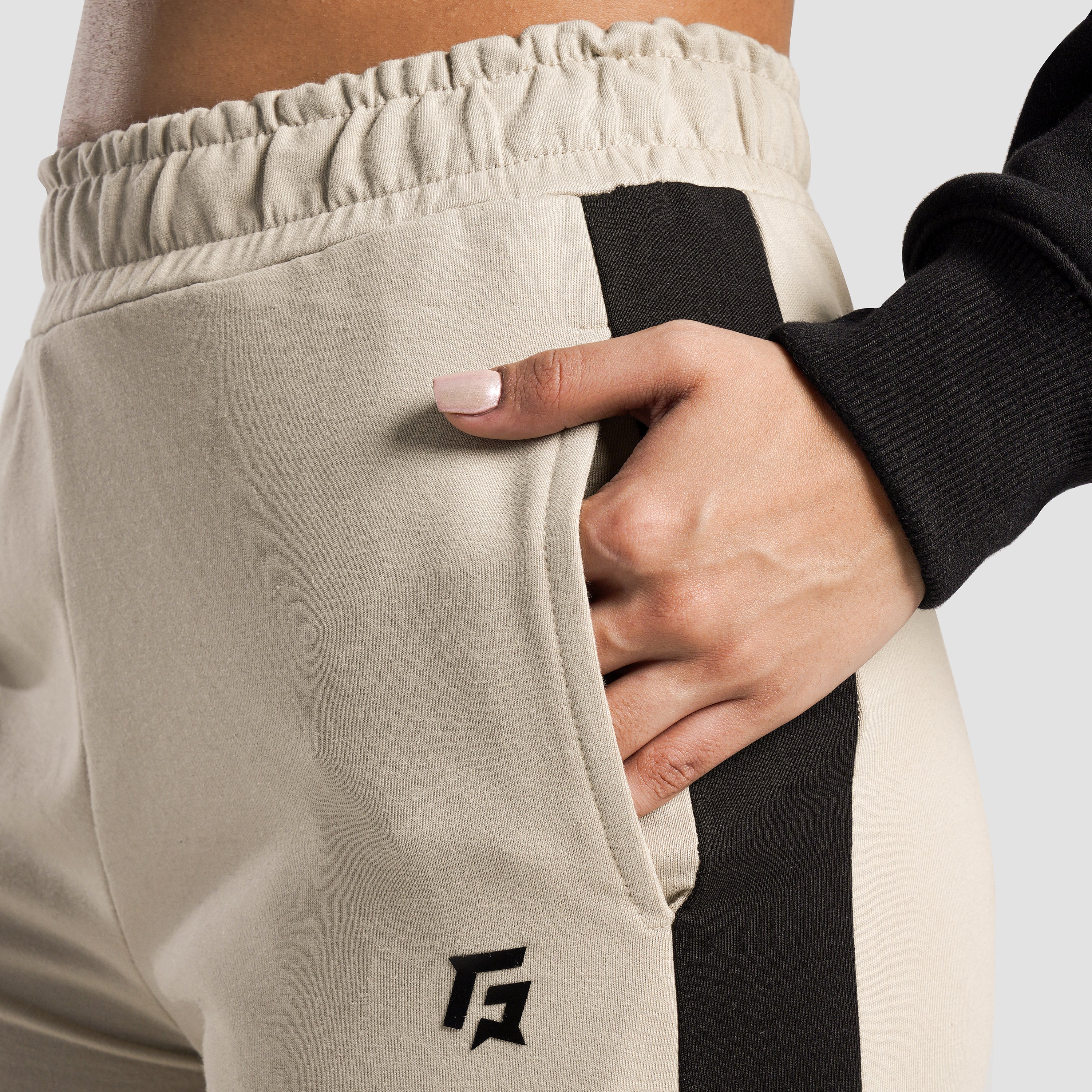 Trail Track Pants (Beige-Black) - Image 6