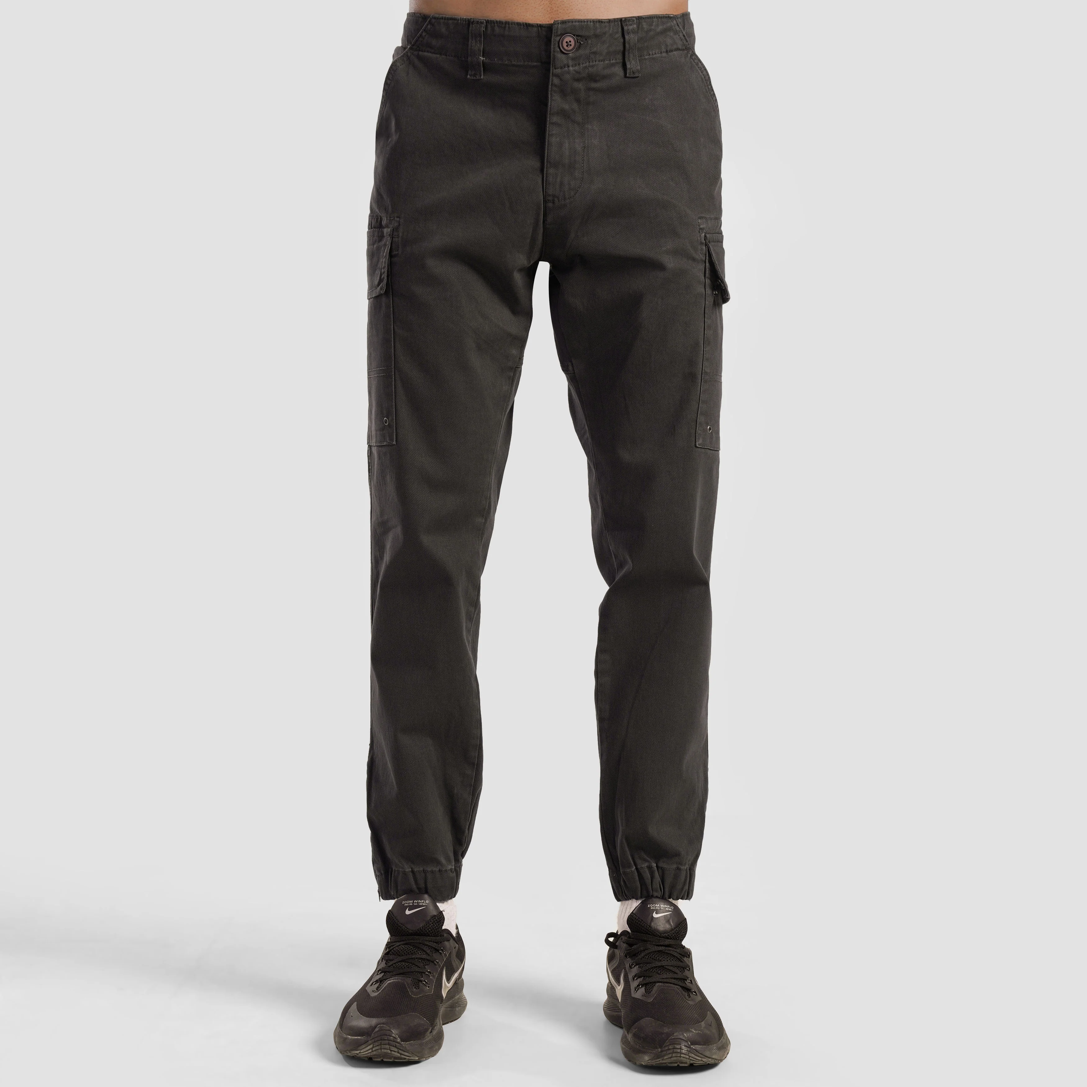 Trek Printed Cargo Joggers (Grey) - Image 2