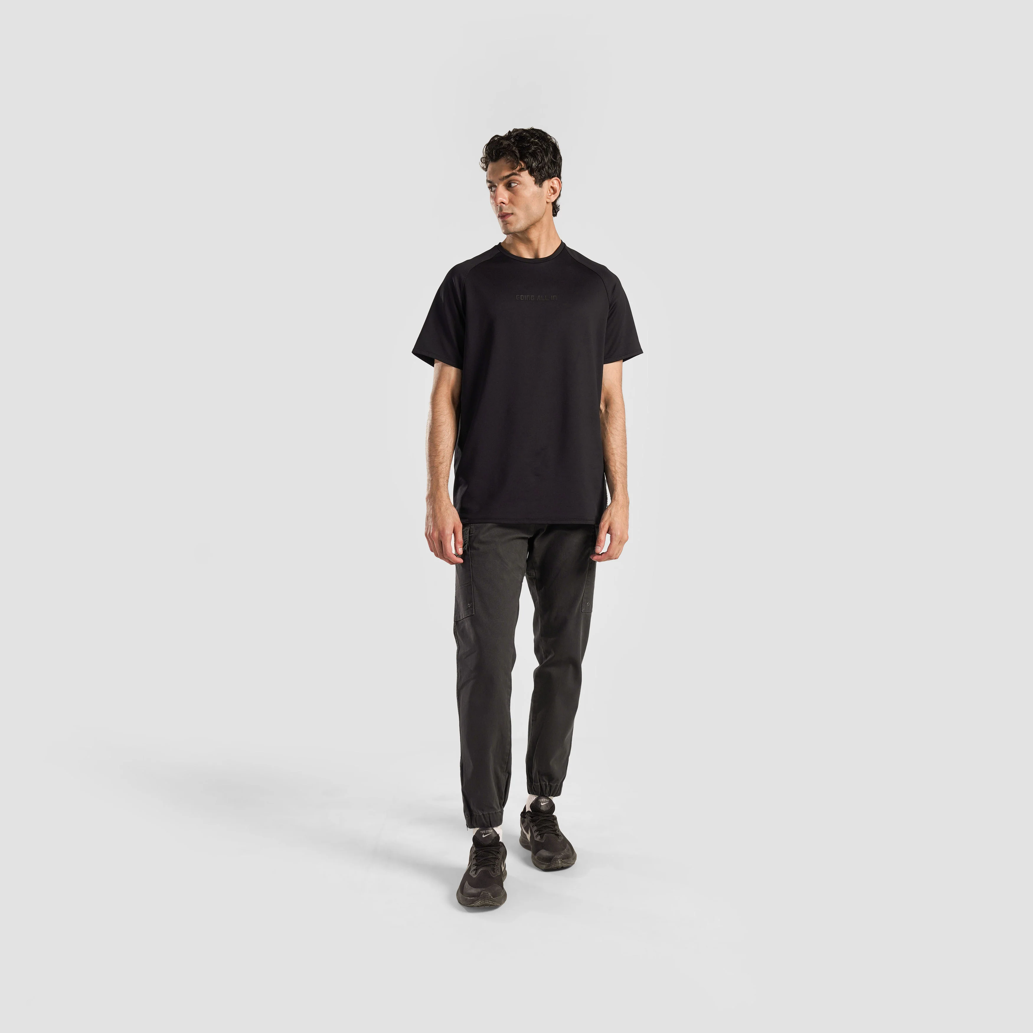 Trek Printed Cargo Joggers (Grey) - Image 3