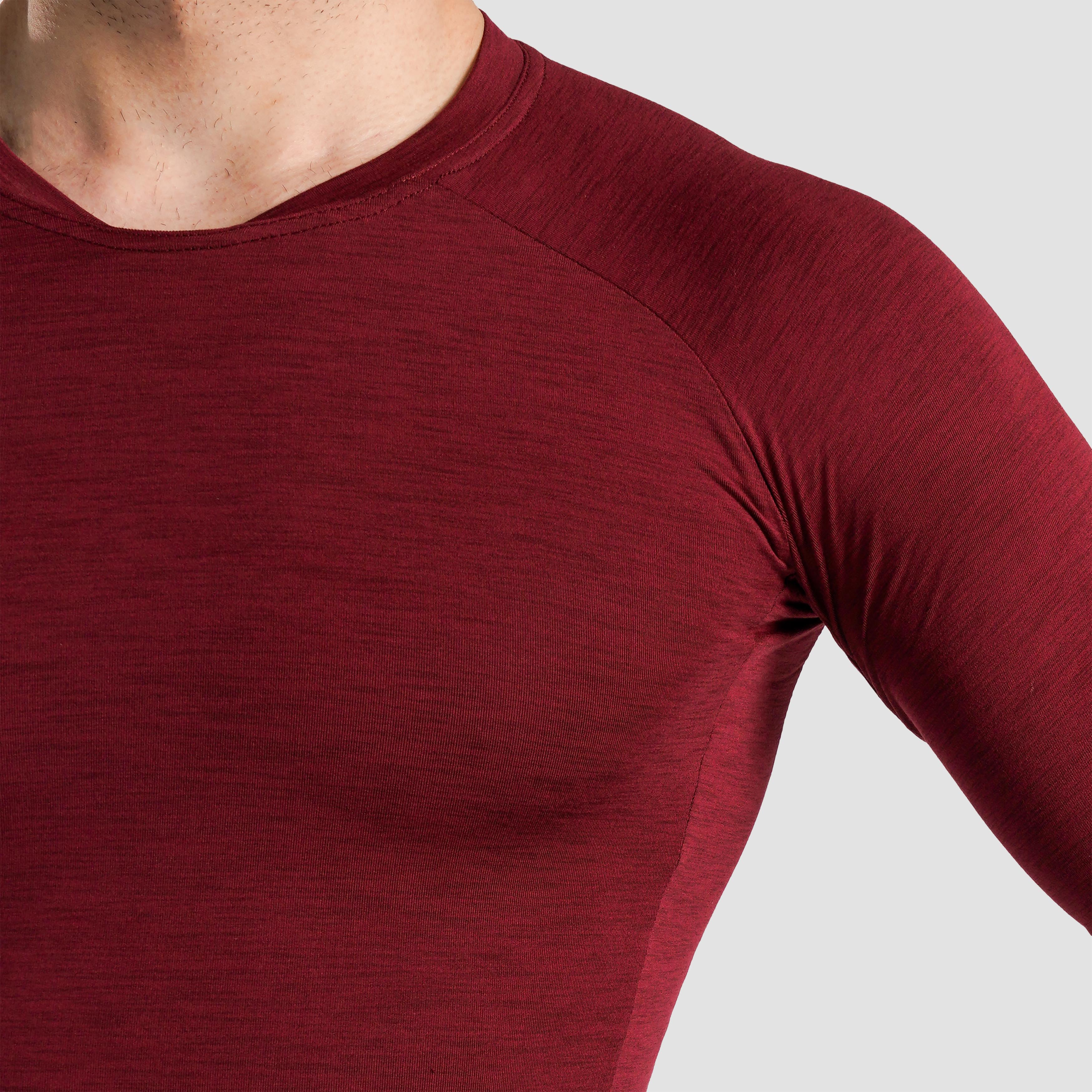 Ultimate Compression Long Sleeves (Maroon) - Image 6