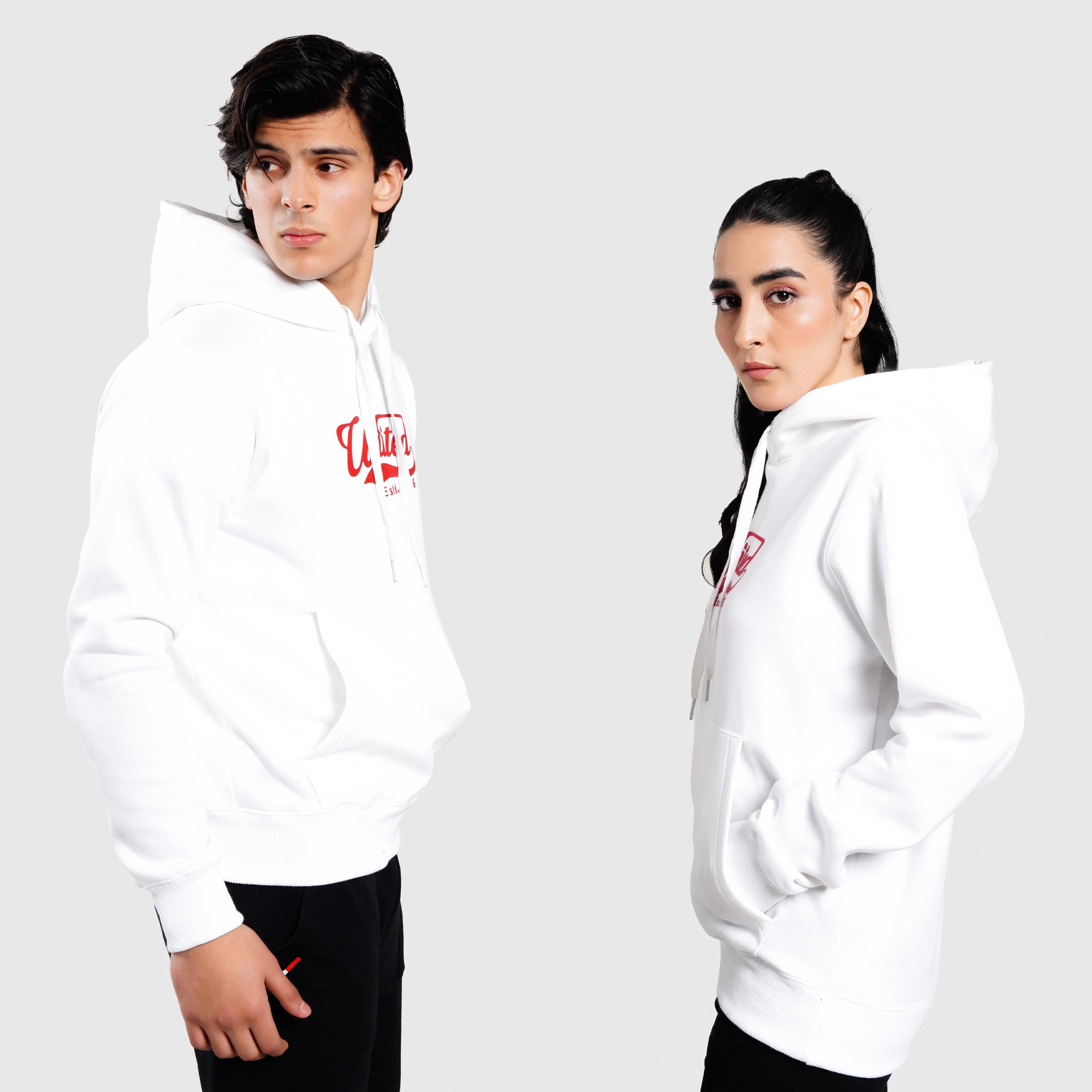 United Hoodie (White) - Image 3