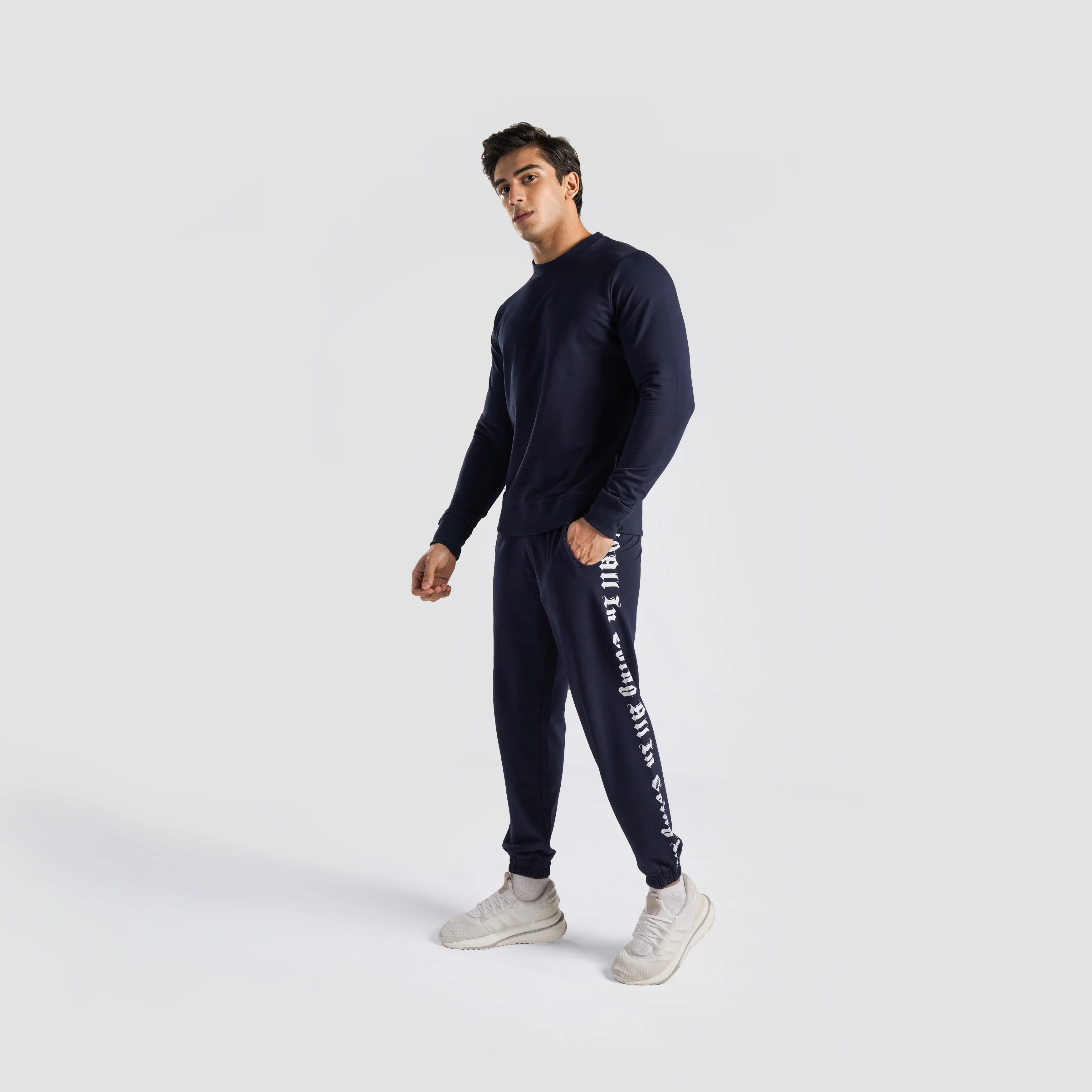 Utility Crew SweatShirt (Navy) - Image 4