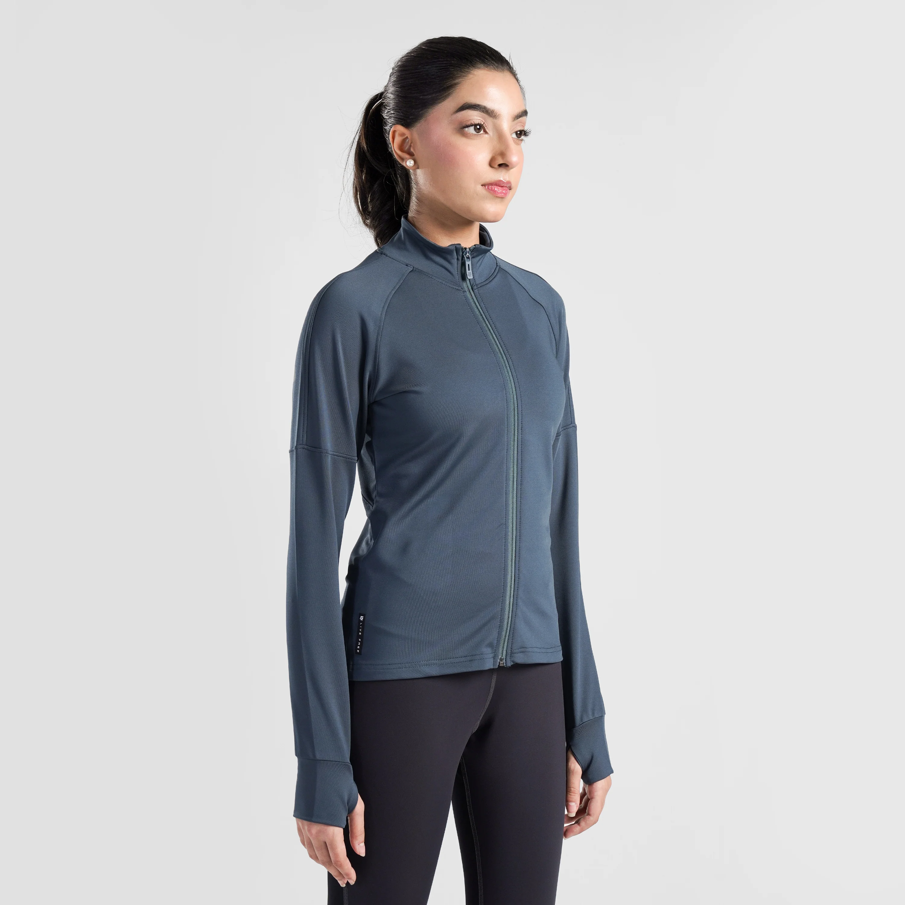 Verve Zipper Jacket (Grey) - Image 3