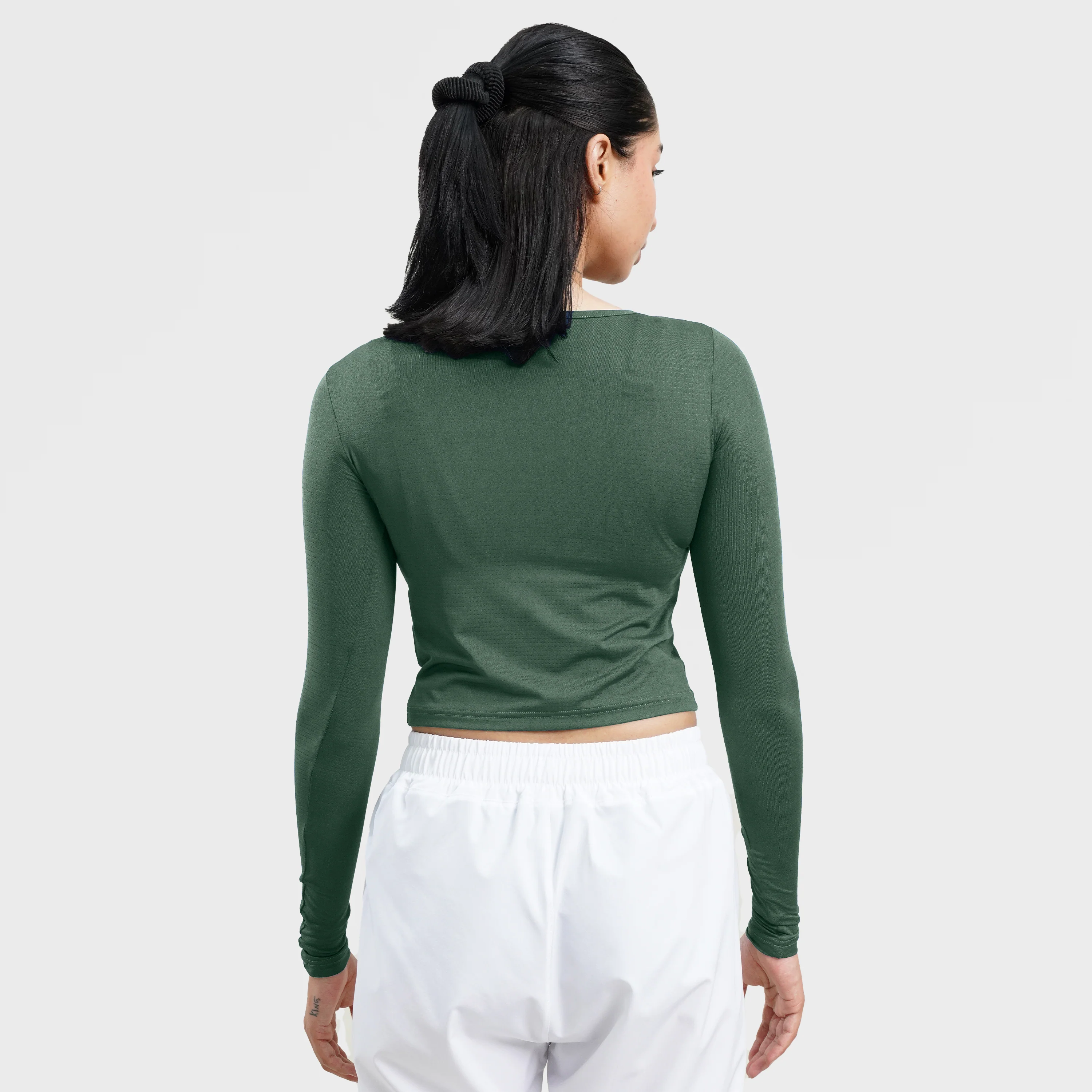 W024 Long Sleeves Tee (Green) - Image 2