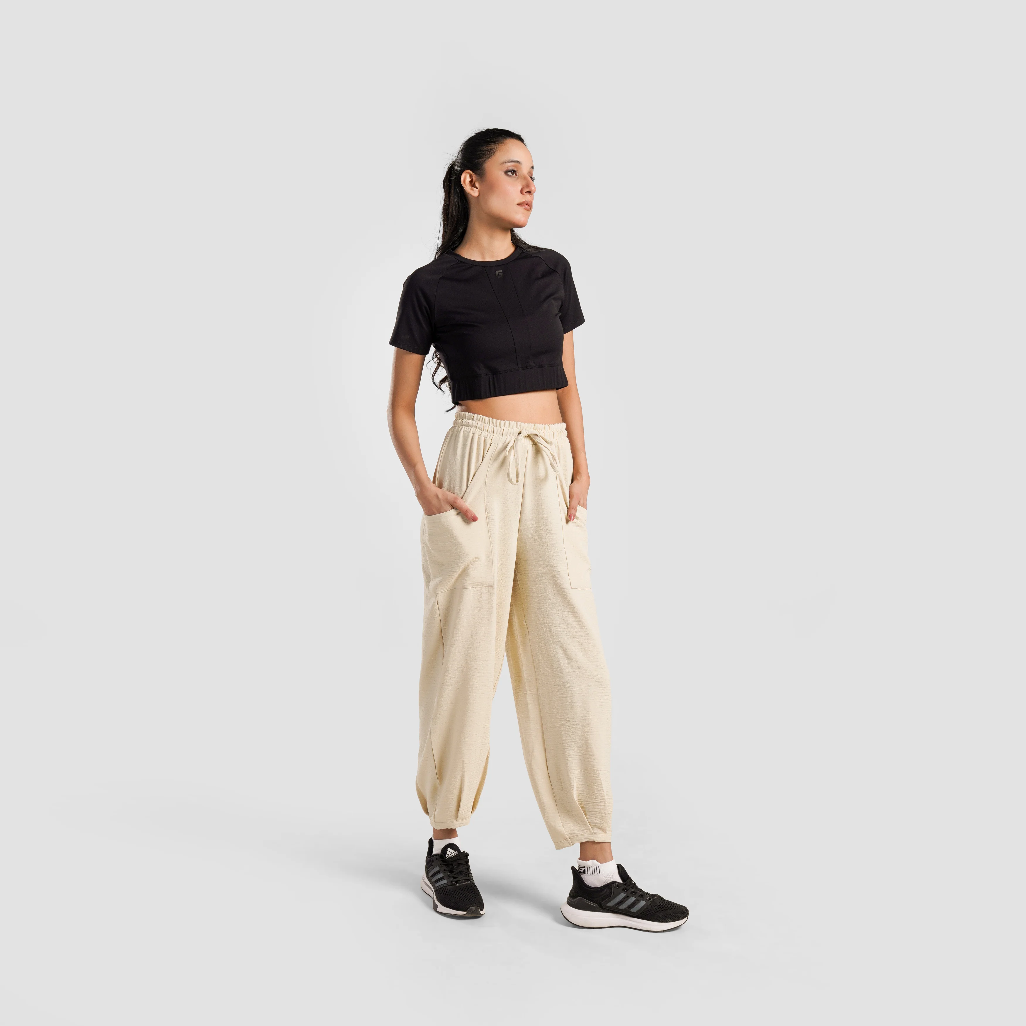 Yoga Flex Trousers (Biscotti) - Image 4