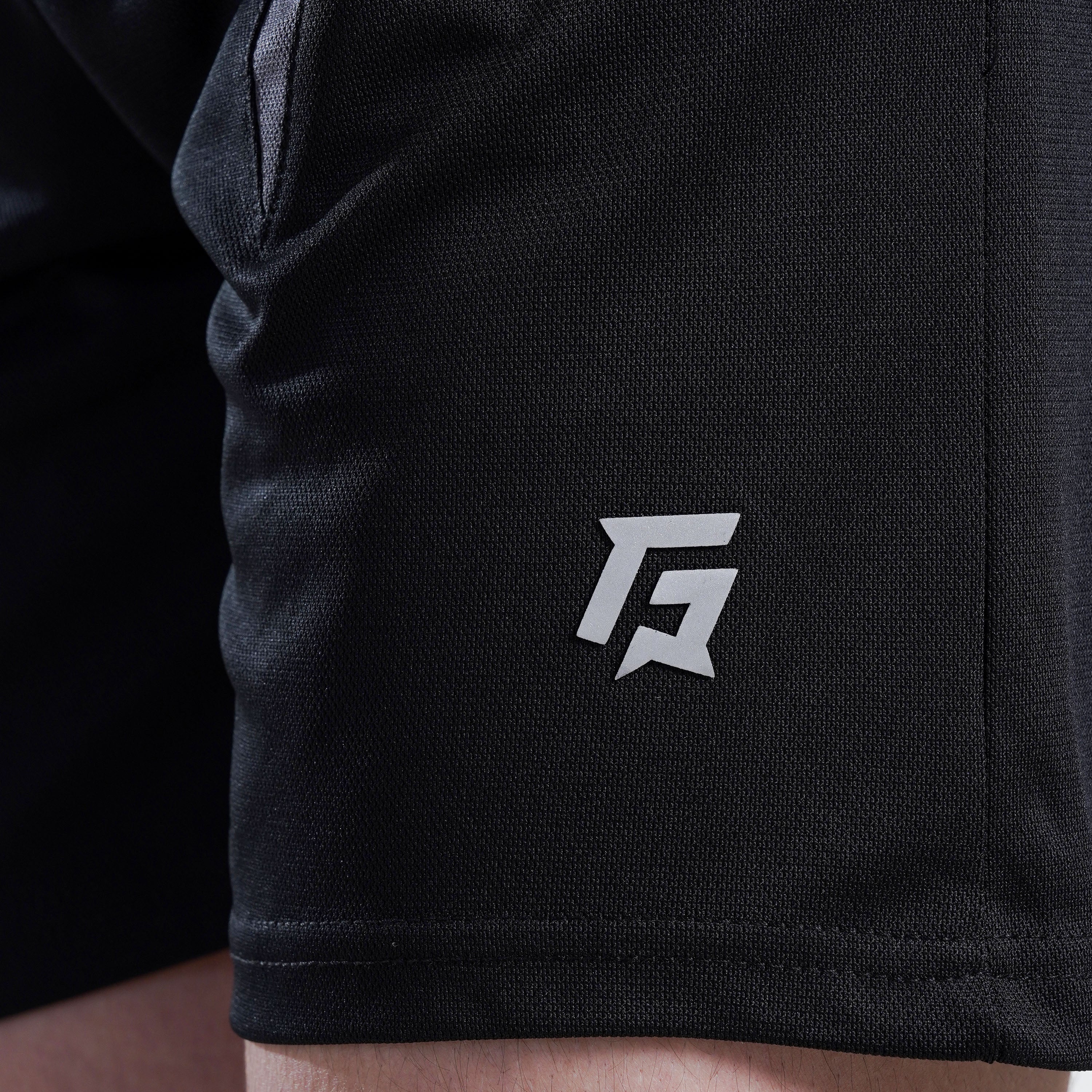 Youth Active Flow Shorts (Black) - Image 6