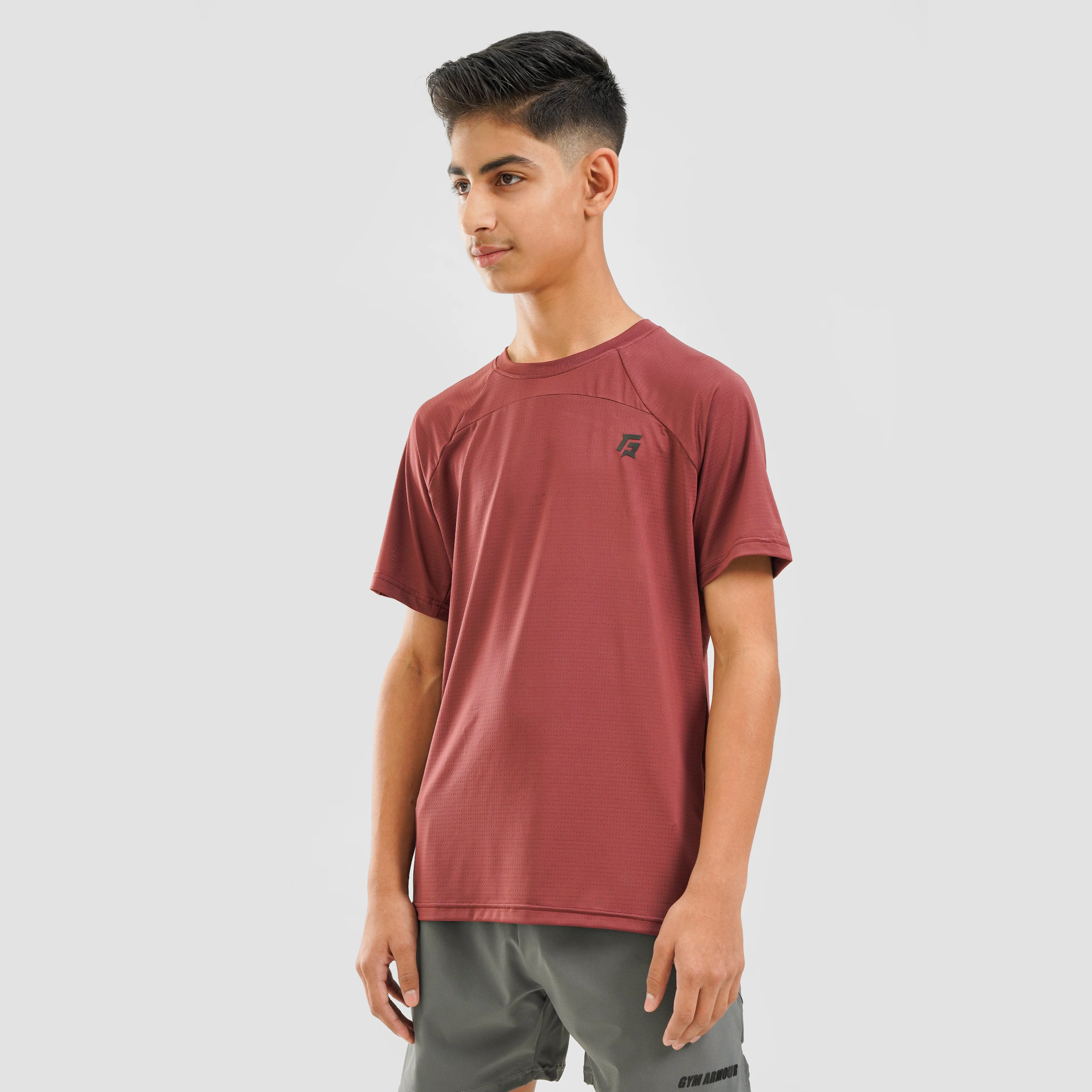 Youth Advantage Tee (Maroon) - Image 3