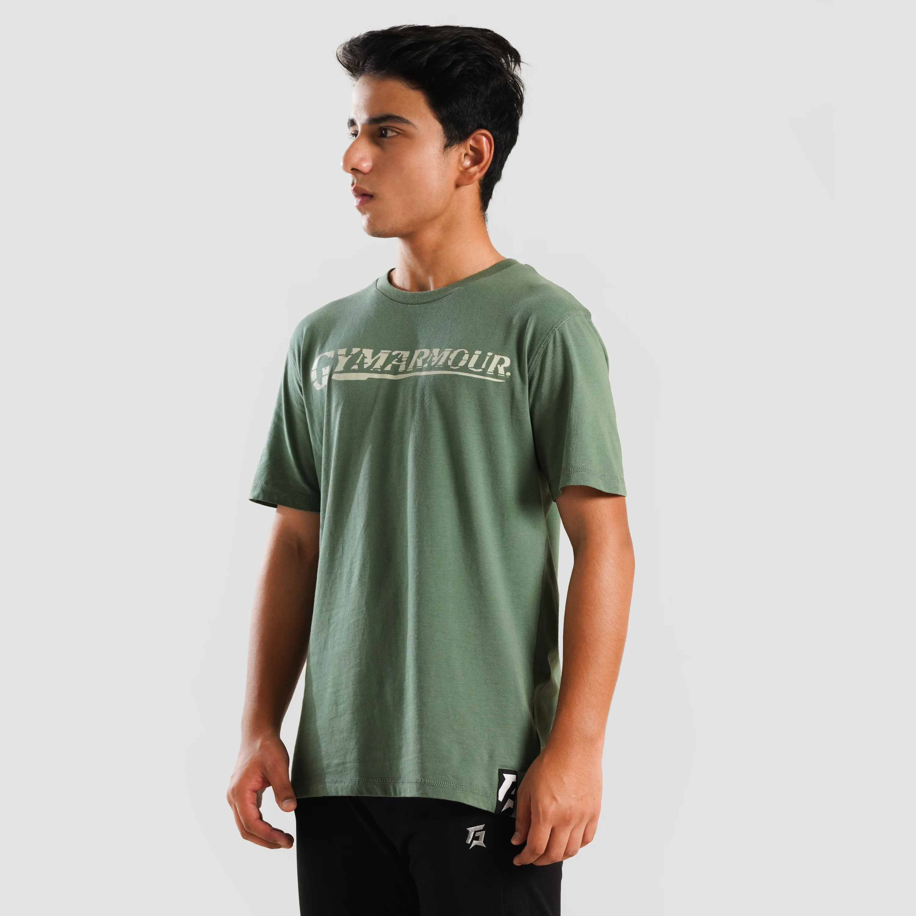 Youth M124 Short Sleeves Tee (Green) - Image 3