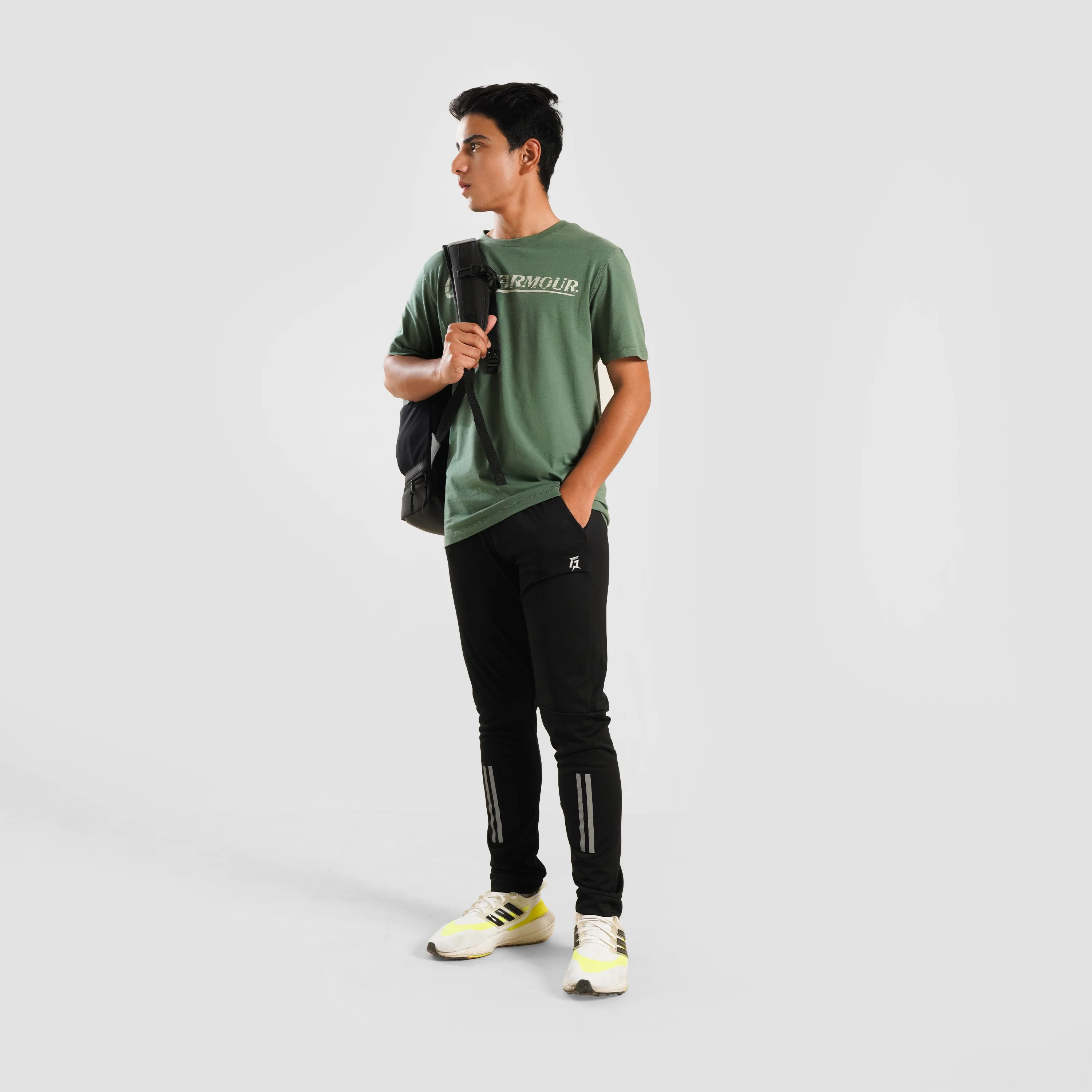 Youth M124 Short Sleeves Tee (Green) - Image 4